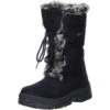 Vista Damen Snowboots Winterstiefel EISKRALLEN Schwarz Winterstiefel - Schwarz -Modeschuhe 10002159 01
