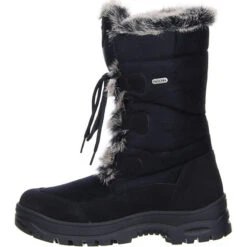 Vista Damen Snowboots Winterstiefel EISKRALLEN Schwarz Winterstiefel - Schwarz -Modeschuhe 10002159 05