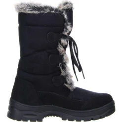 Vista Damen Snowboots Winterstiefel EISKRALLEN Schwarz Winterstiefel - Schwarz -Modeschuhe 10002159 06