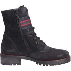 Paul Green Fashion Stiefel/Boot Schnürstiefel - Blau -Modeschuhe 10223196 05