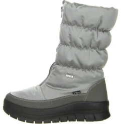 Damen Winterstiefel Snowboots Silber - Hellgrau 12 Damen Winterstiefel Snowboots Silber - Hellgrau -Modeschuhe 10237848 05