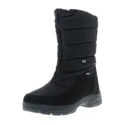 Damen Winterstiefel Snowboots Schwarz - Schwarz