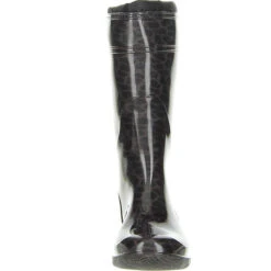 Damen Wasserdichte Gummistiefel Winterstiefel Gefüttert Leopard - Braun -Modeschuhe 10238663 04