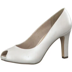 Tamaris Peeptoe-Pumps - Weiß