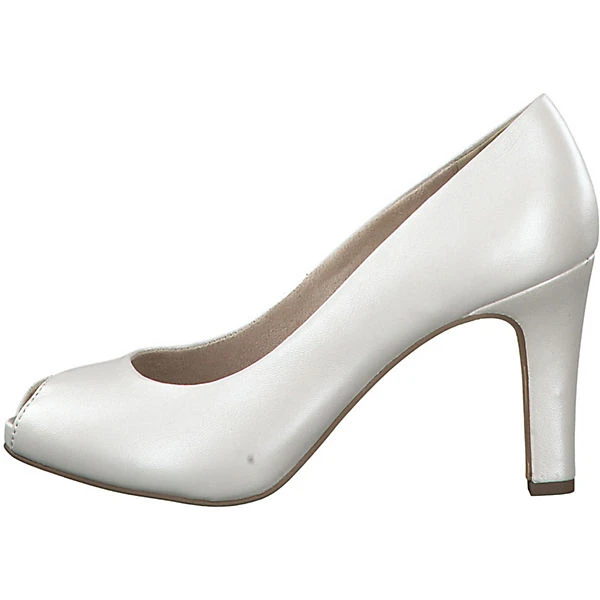 Tamaris Peeptoe-Pumps - Weiß 4 Tamaris Peeptoe-Pumps - Weiß – Bild 2