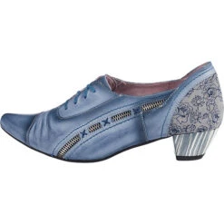 Hochfront-Pumps - Blau -Modeschuhe 10296716 03