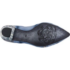 Hochfront-Pumps - Blau -Modeschuhe 10296716 07