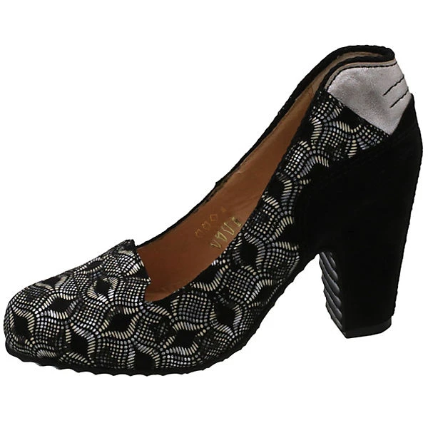 Tiggers Tiggers Jutta 03d Schwarz Silber Kombi Keilpumps - Schwarz-kombi 4 Tiggers Tiggers Jutta 03d Schwarz Silber Kombi Keilpumps - Schwarz-kombi – Bild 2