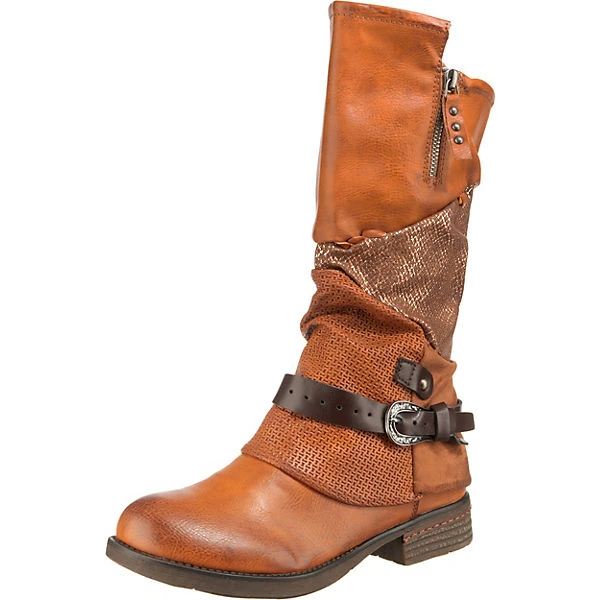Schlupfstiefel - Cognac 3 Schlupfstiefel - Cognac