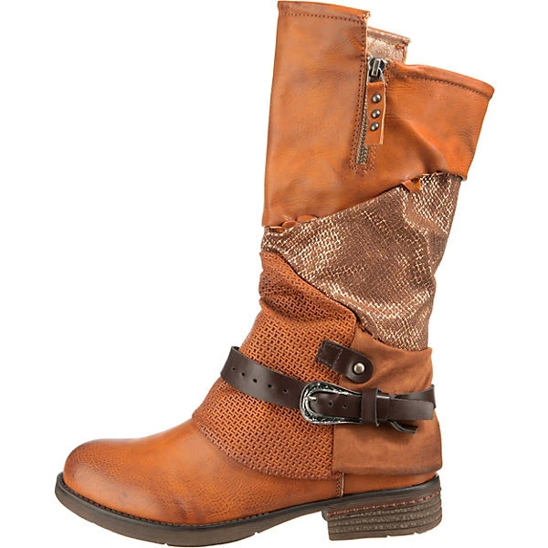 Schlupfstiefel - Cognac 5 Schlupfstiefel - Cognac – Bild 3
