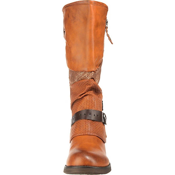 Schlupfstiefel - Cognac 6 Schlupfstiefel - Cognac – Bild 4