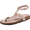 Birkenstock Marillia Nubukleder Schmal Nubukleder T-Steg-Sandalen - Hellrosa 2 Birkenstock Marillia Nubukleder Schmal Nubukleder T-Steg-Sandalen - Hellrosa -Modeschuhe 12651998 01