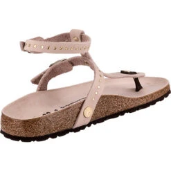 Birkenstock Marillia Nubukleder Schmal Nubukleder T-Steg-Sandalen - Hellrosa -Modeschuhe 12651998 05