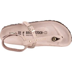 Birkenstock Marillia Nubukleder Schmal Nubukleder T-Steg-Sandalen - Hellrosa -Modeschuhe 12651998 06