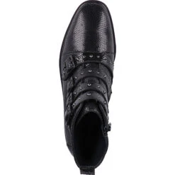 Paul Green Stiefelette Biker Boots - Schwarz -Modeschuhe 12792084 06