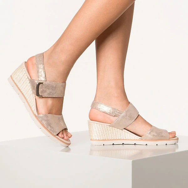 Gabor Keilsandaletten - Hellgrau 4 Gabor Keilsandaletten - Hellgrau – Bild 2