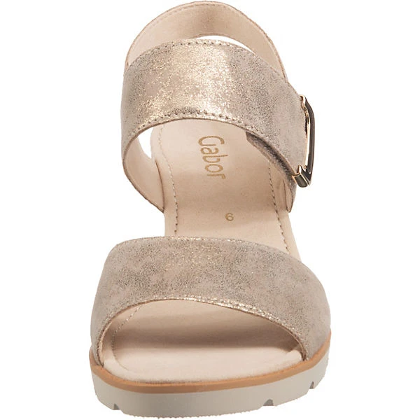 Gabor Keilsandaletten - Hellgrau 6 Gabor Keilsandaletten - Hellgrau – Bild 4