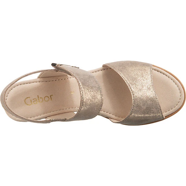 Gabor Keilsandaletten - Hellgrau 8 Gabor Keilsandaletten - Hellgrau – Bild 6