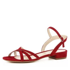EVITA Damen Sandale SALVINA Klassische Sandalen - Rot