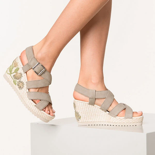 Gabor Keilsandaletten - Beige 4 Gabor Keilsandaletten - Beige – Bild 2