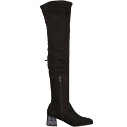 Mellow Yellow Stiefel Overknee-Stiefel - Schwarz -Modeschuhe 16213428 04