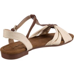 Klassische Sandalen - Creme -Modeschuhe 16956991 05