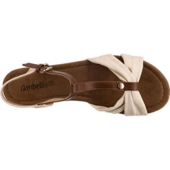 Klassische Sandalen - Creme -Modeschuhe 16956991 06
