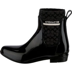 Coach Rivington Rubber Rain Bootie Gummistiefel -Modeschuhe 19114957 03