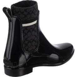 Coach Rivington Rubber Rain Bootie Gummistiefel -Modeschuhe 19114957 05