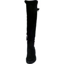 J&F Overknee-Stiefel Mit Riemchendetail - Schwarz -Modeschuhe 19408630 04
