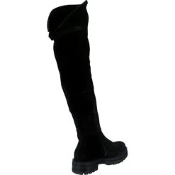 J&F Overknee-Stiefel Mit Riemchendetail - Schwarz -Modeschuhe 19408630 05