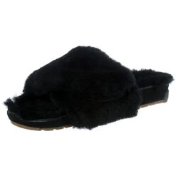 EMU Australia Musica Lammfell-Hausschuhe - Schwarz