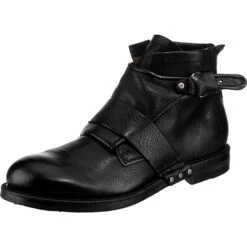 A.S.98 Samurai Biker Boots - Schwarz