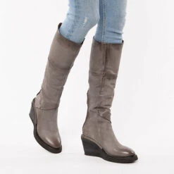 A.S.98 A30312-0101 Keilstiefel - Dunkelgrau -Modeschuhe 20218028 02