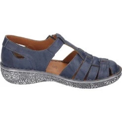 Slipper Komfort-Slipper - Blau -Modeschuhe 20307712 04