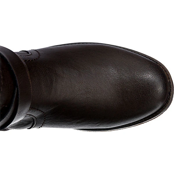 RELIFE Guivaille Weitschaftstiefel - Dunkelbraun 7 RELIFE Guivaille Weitschaftstiefel - Dunkelbraun – Bild 5