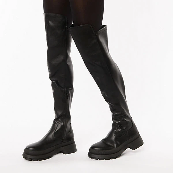 Buffalo Sofia Overknee-Stiefel - Schwarz 4 Buffalo Sofia Overknee-Stiefel - Schwarz – Bild 2