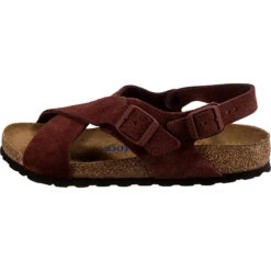Birkenstock Tulum Weichbettung Veloursleder Riemchensandalen Schmal -Modeschuhe 21637069 03