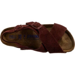 Birkenstock Tulum Weichbettung Veloursleder Riemchensandalen Schmal -Modeschuhe 21637069 06