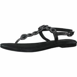 Tamaris Riemchensandalen - Schwarz-kombi