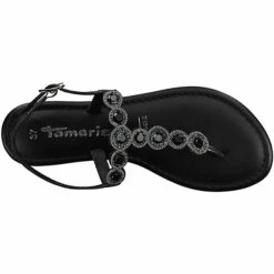 Tamaris Riemchensandalen - Schwarz-kombi -Modeschuhe 22905050 04