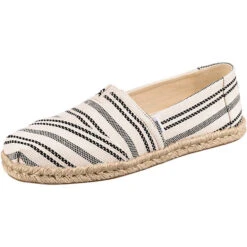 Toms Alpargata Rope Espadrilles - Schwarz/weiß