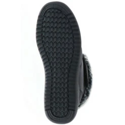 BBS Norway Originals Damen Kurzschaft Winterstiefeletten Snowboots Kunstfell Gefüttert Schwarz - Schwarz -Modeschuhe 23172784 03