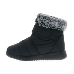 BBS Norway Originals Damen Kurzschaft Winterstiefeletten Snowboots Kunstfell Gefüttert Schwarz - Schwarz -Modeschuhe 23172784 05