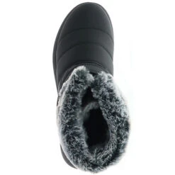 BBS Norway Originals Damen Kurzschaft Winterstiefeletten Snowboots Kunstfell Gefüttert Schwarz - Schwarz -Modeschuhe 23172784 07