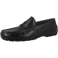 Geox U Moner 2Fit Slipper Herren Klassische Slipper - Schwarz -Modeschuhe 23564782 04