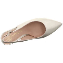 Unisa Damen High Heels Pumps Schuhe Temi Slingpumps Elegant Klassisch Glattleder Uni Klassische Pumps - Gold -Modeschuhe 24074511 06