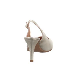 Unisa Damen High Heels Pumps Schuhe Temi Slingpumps Elegant Klassisch Glattleder Uni Klassische Pumps - Gold -Modeschuhe 24074511 09