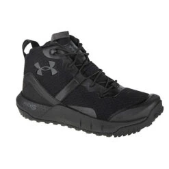 Under Armour Taktische Stiefel Micro G Valsetz Mid 3023741-001 Winterstiefel - Schwarz