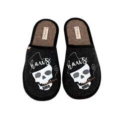 Hausherr Filzpantoffel - Schwarz